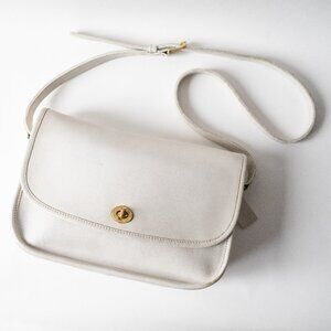 Vintage Coach City Bag in Bone